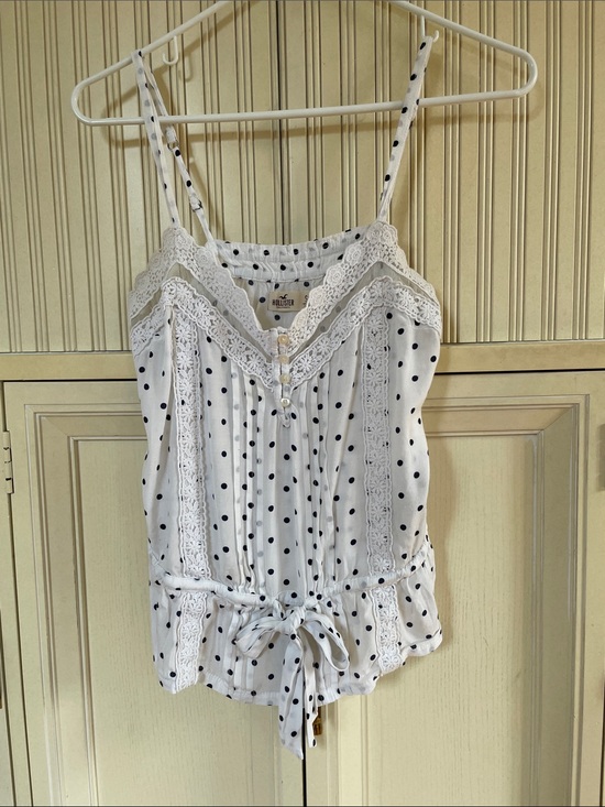 Tops - Hollister polka Dot Tank Top
